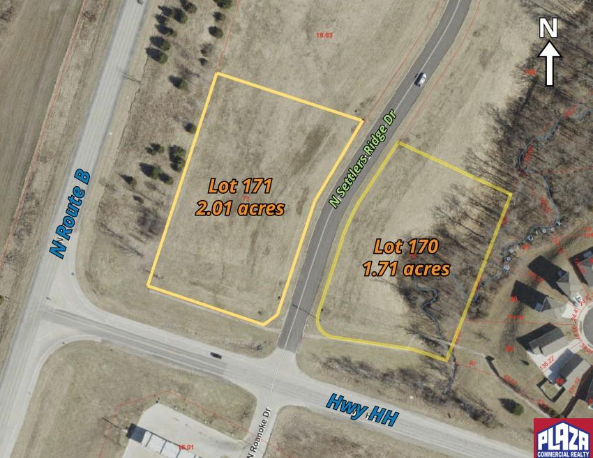 Route B & E. Highway HH (Settler's Ridge Lt 170) Columbia, MO 65202